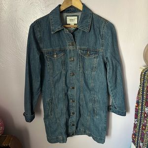 Forever 21 Long Jean jacket